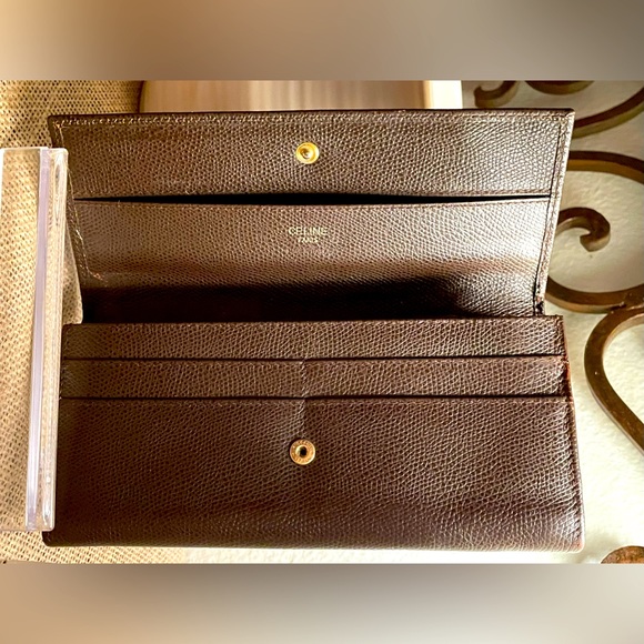 Celine, leather, long wallet - Picture 10 of 11
